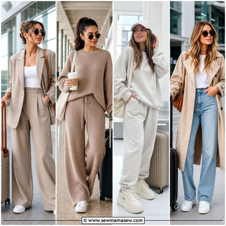 30 Modest Airport Outfit Ideas for Comfy Travel Style