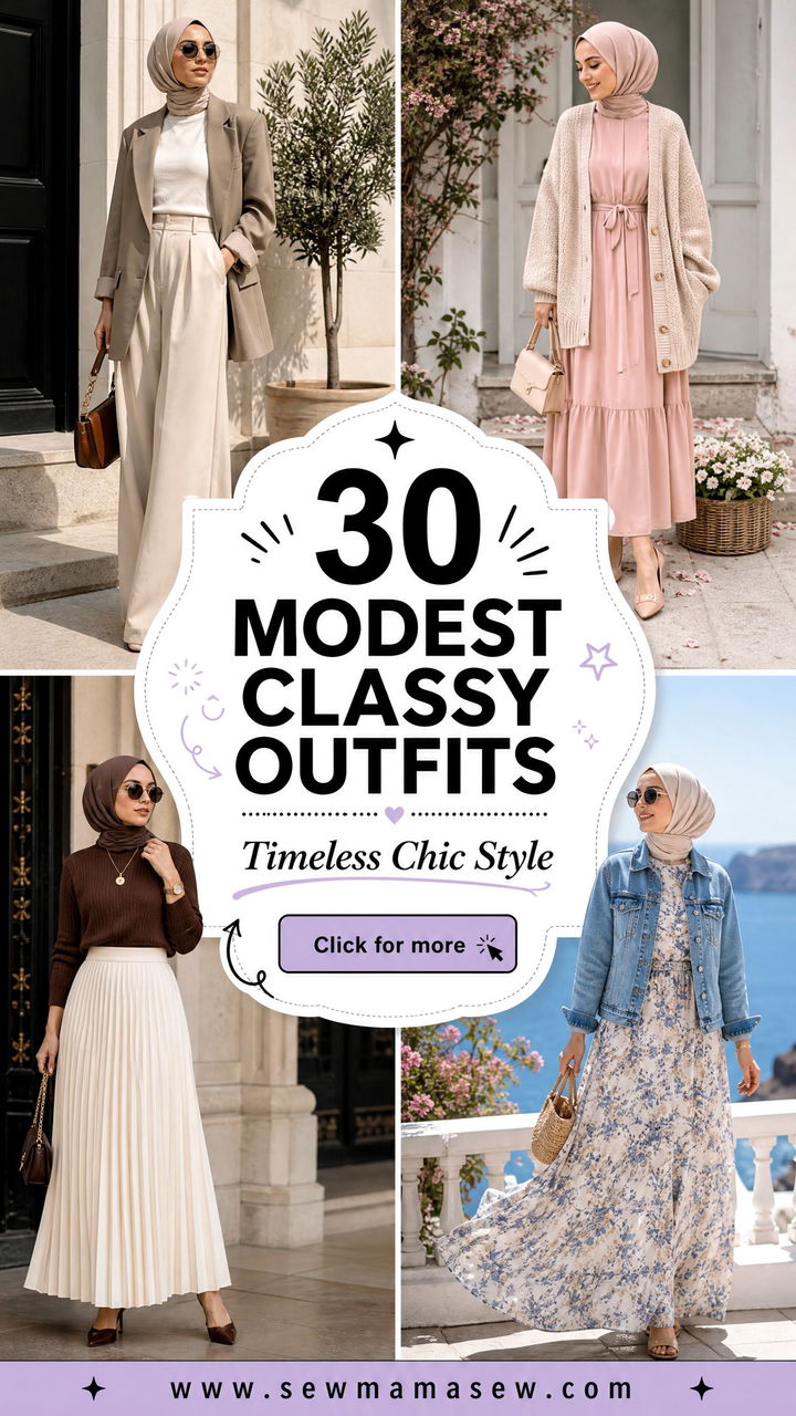 30 Modest Classy Outfits for Women With Timeless Style - 30 Modest Classy Outfits for Women With Timeless Style