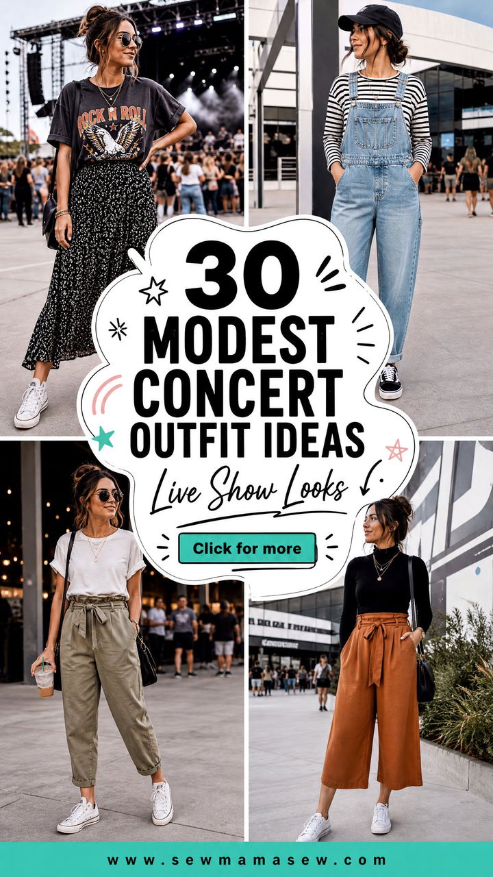 30 Modest Concert Outfit Ideas for Stylish Live Shows Now - 30 Modest Concert Outfit Ideas for Stylish Live Shows Now