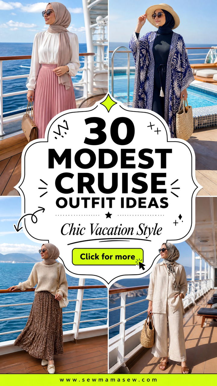 30 Modest Cruise Outfit Ideas for Chic Vacation Style - 30 Modest Cruise Outfit Ideas for Chic Vacation Style