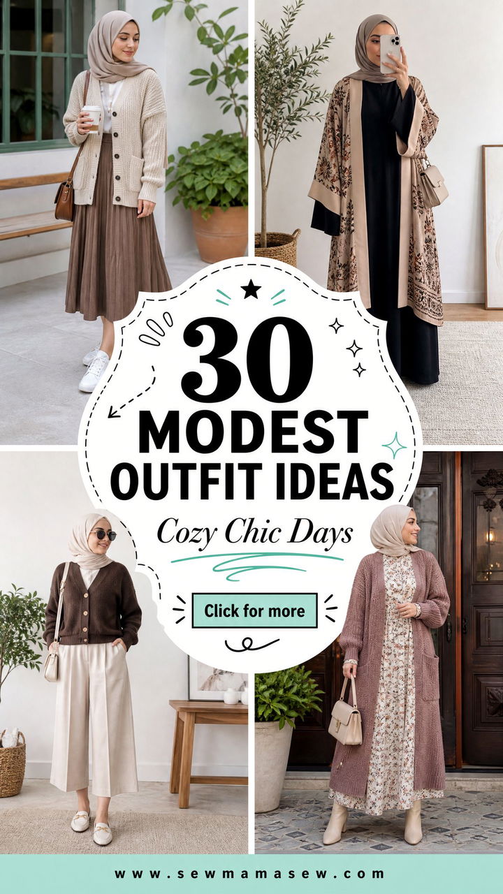 30 Modest Outfit Ideas With Cardigan for Cozy Chic Days - 30 Modest Outfit Ideas With Cardigan for Cozy Chic Days
