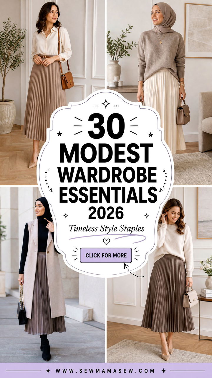 30 Modest Wardrobe Essentials 2026 for Timeless Style - 30 Modest Wardrobe Essentials 2026 for Timeless Style