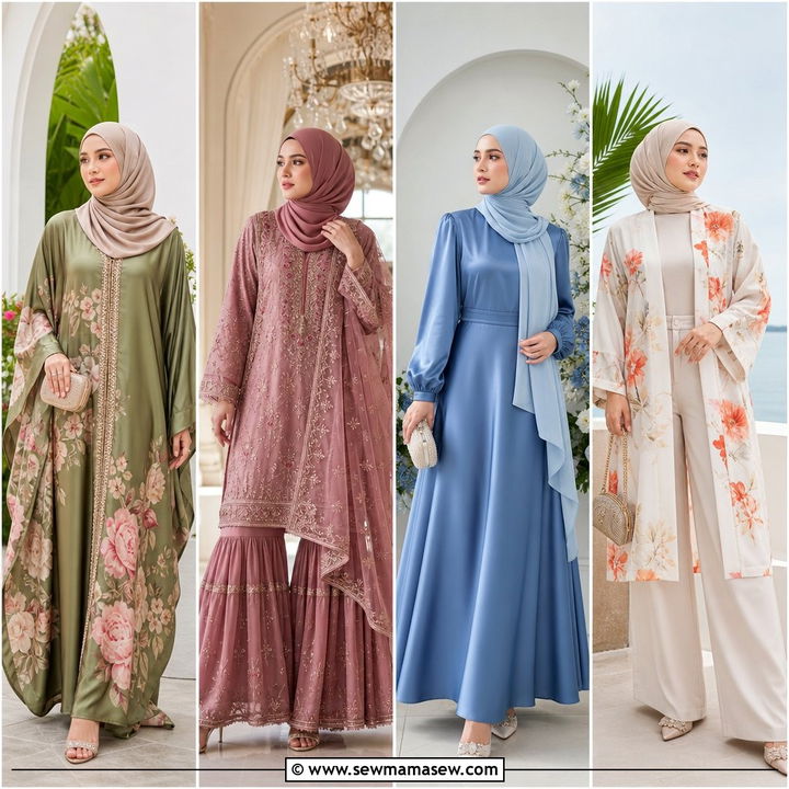 30 Modest Wedding Guest Outfit Ideas With Hijab for Elegance