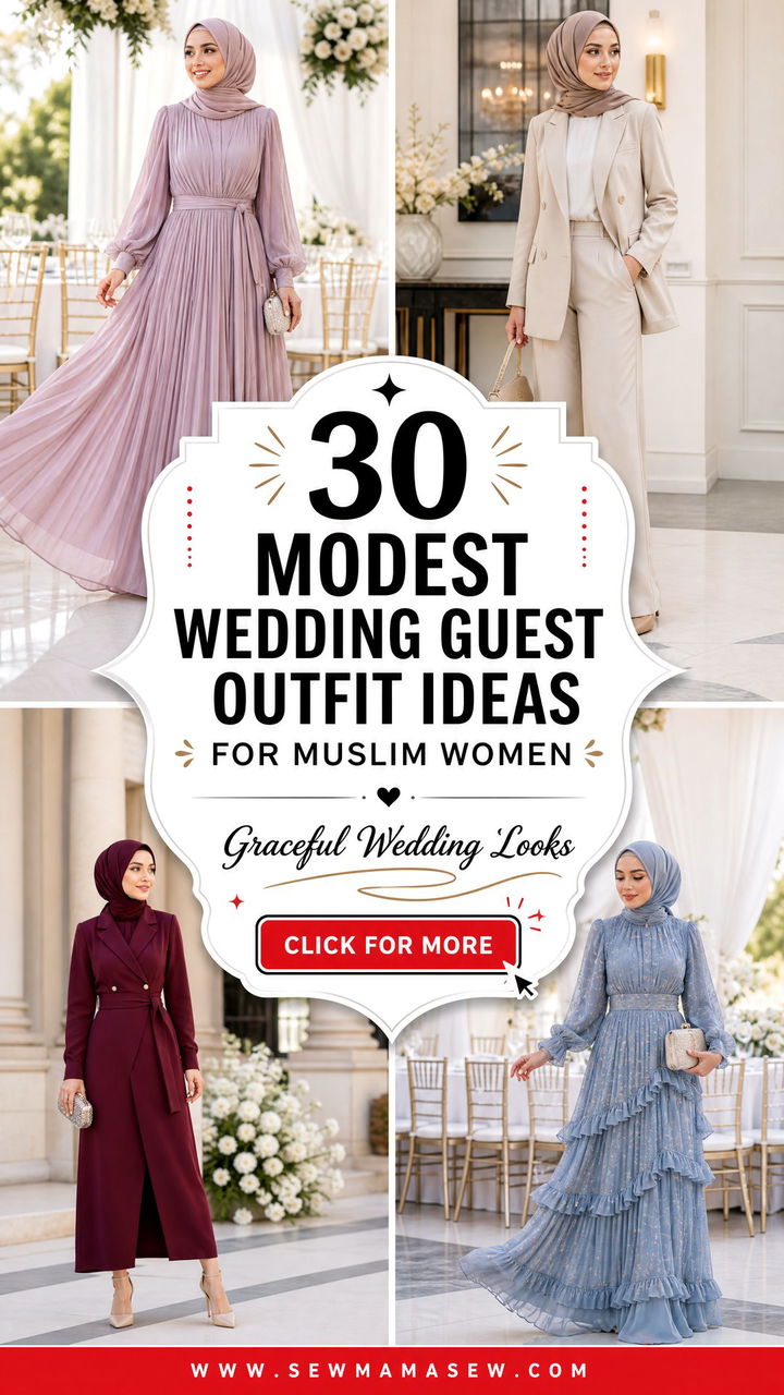 30 Modest Wedding Guest Outfit Ideas for Muslim Women to Love - 30 Modest Wedding Guest Outfit Ideas for Muslim Women to Love