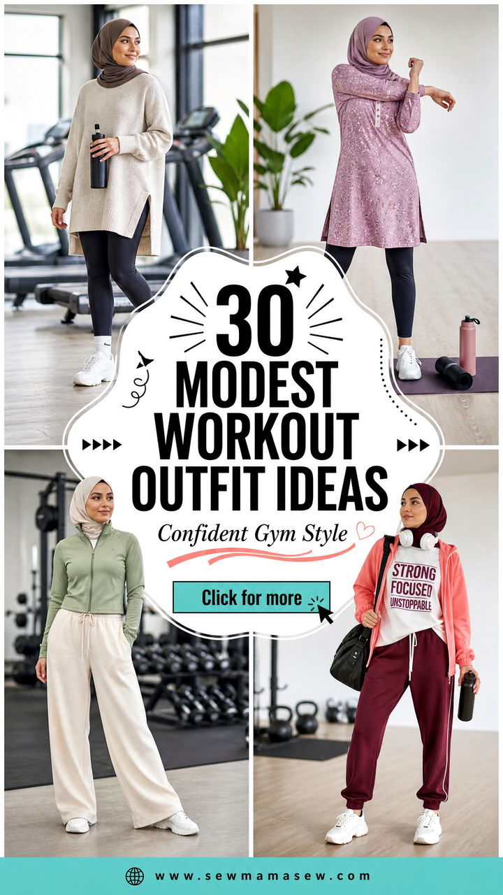 30 Modest Workout Outfit Ideas 2026 for Confident Gym Style - 30 Modest Workout Outfit Ideas 2026 for Confident Gym Style