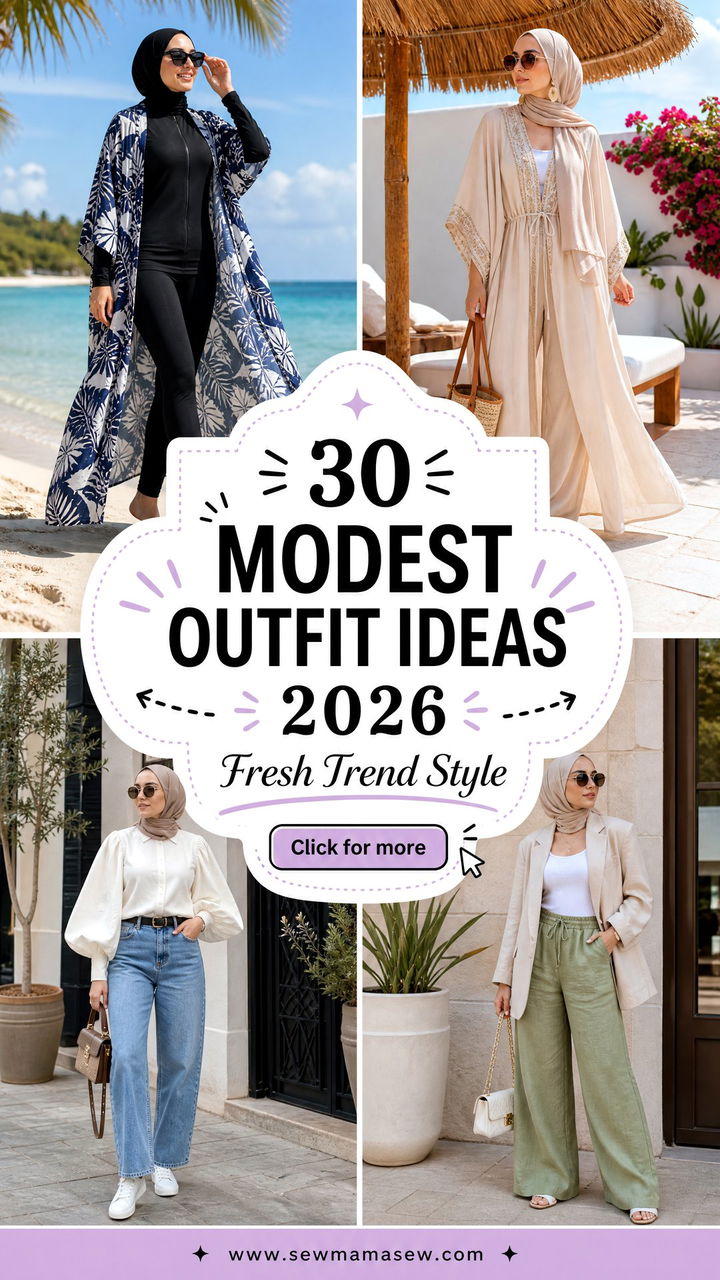30 Modest outfit ideas 2026 for Fresh Trend-Ready Style - 30 Modest outfit ideas 2026 for Fresh Trend-Ready Style