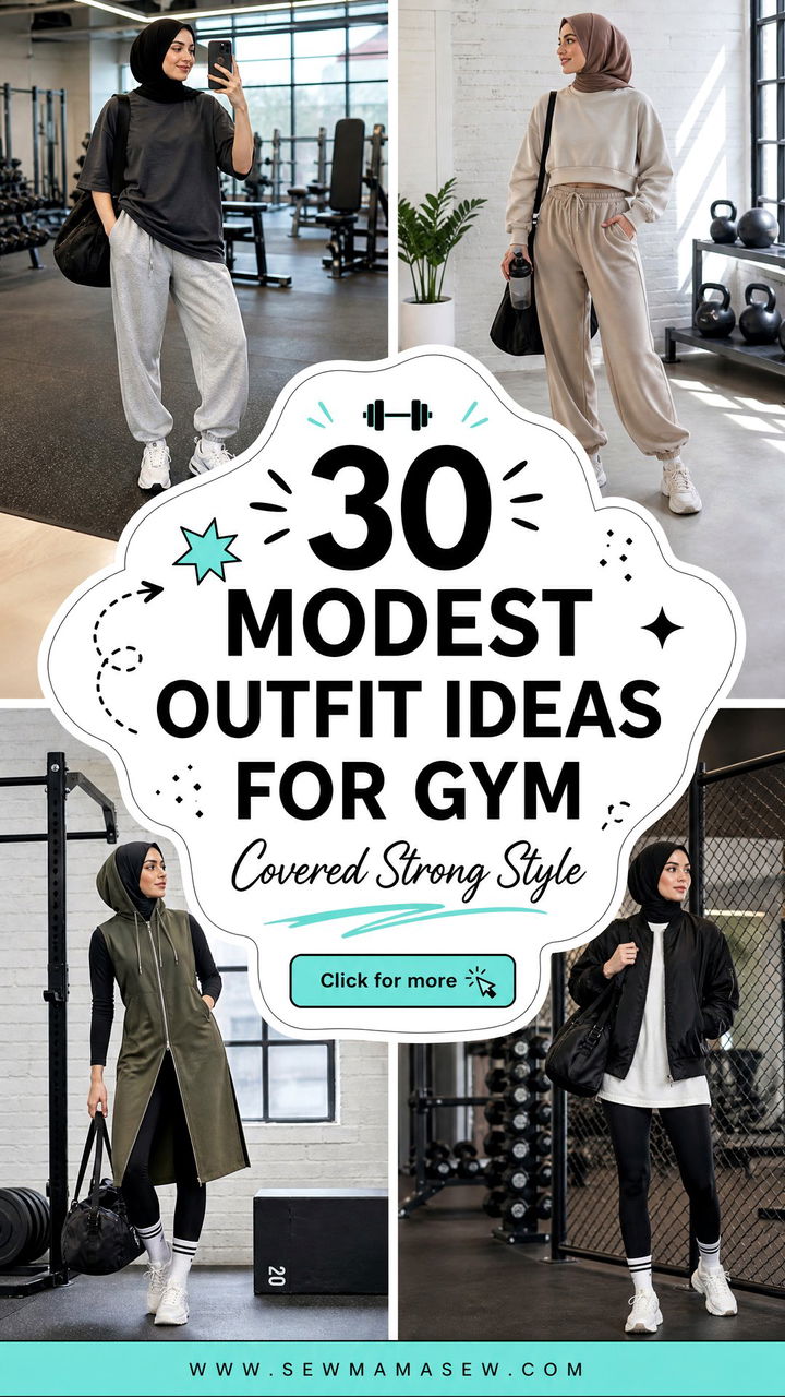 30 Modest outfit ideas for gym to Feel Covered and Strong - 30 Modest outfit ideas for gym to Feel Covered and Strong