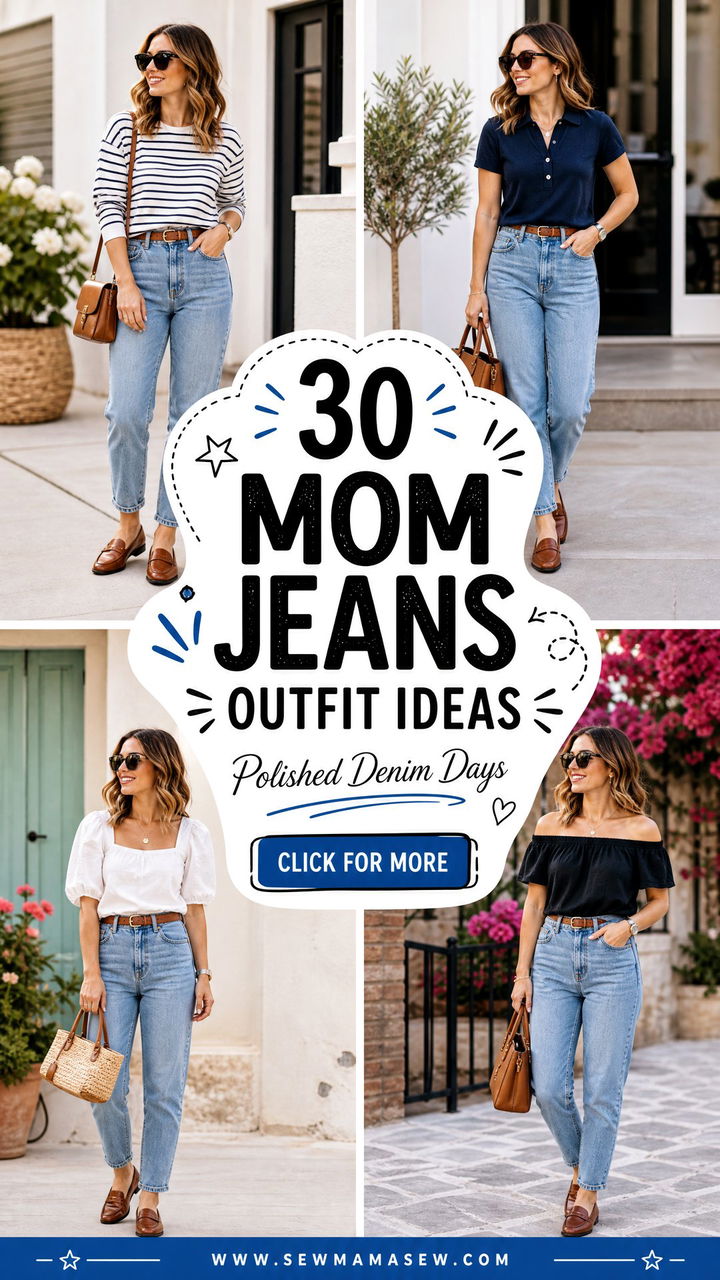 30 Mom Jeans Outfit Ideas With Loafers for Polished Days - 30 Mom Jeans Outfit Ideas With Loafers for Polished Days