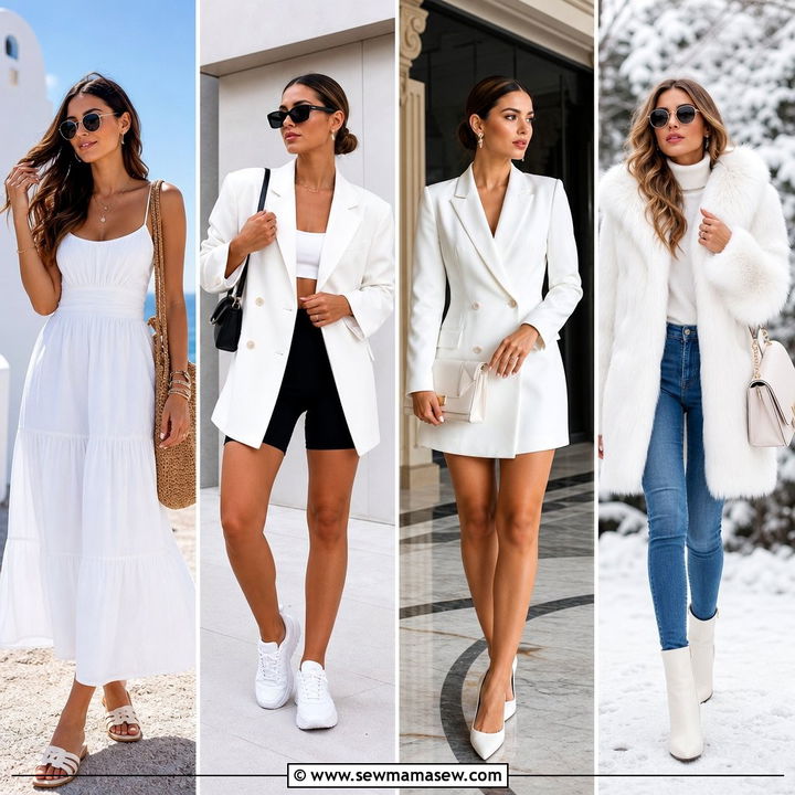 30 Monochromatic White Outfits for a Fresh Chic Look