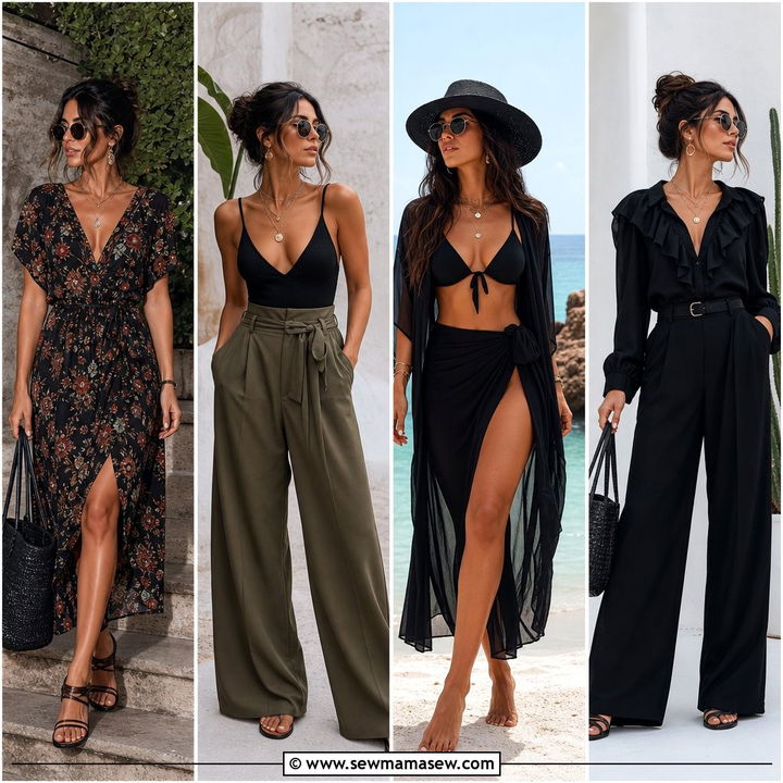 30 Mysterious Summer Outfit Ideas for Dark Romantic Style