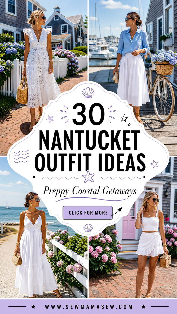 30 Nantucket Outfit Ideas for Preppy Coastal Getaways - 30 Nantucket Outfit Ideas for Preppy Coastal Getaways