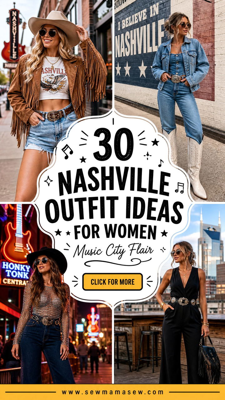30 Nashville Outfit Ideas for Women With Music City Flair - 30 Nashville Outfit Ideas for Women With Music City Flair