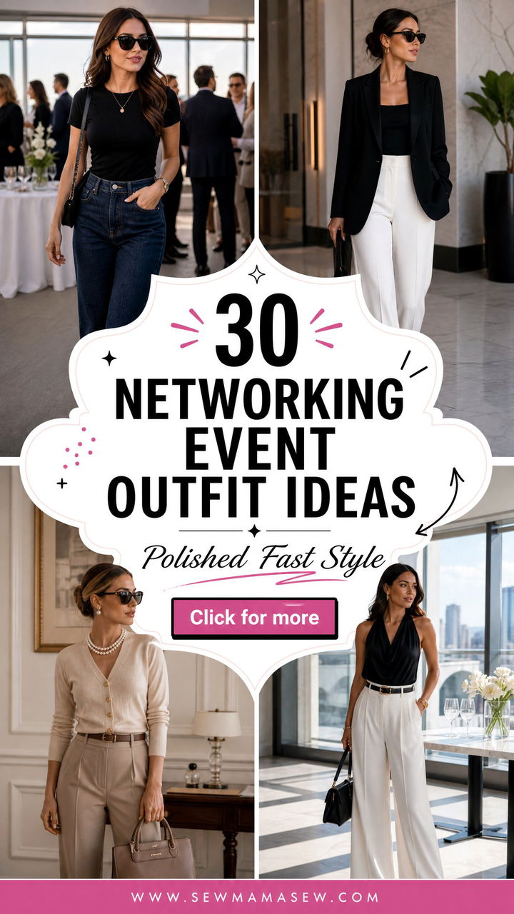 30 Networking Event Outfit Ideas to Look Polished Fast - 30 Networking Event Outfit Ideas to Look Polished Fast