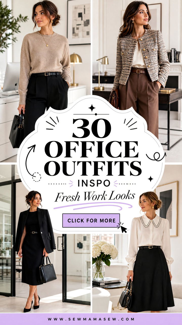 30 Office Outfits Inspo Fresh Work Looks For Busy Mornings - 30 Office Outfits Inspo: Fresh Work Looks For Busy Mornings