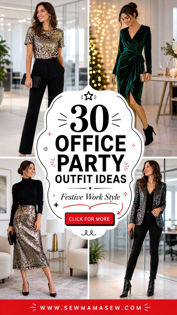 30 Office Party Outfit Ideas for Festive Work Event Style - 30 Office Party Outfit Ideas for Festive Work Event Style