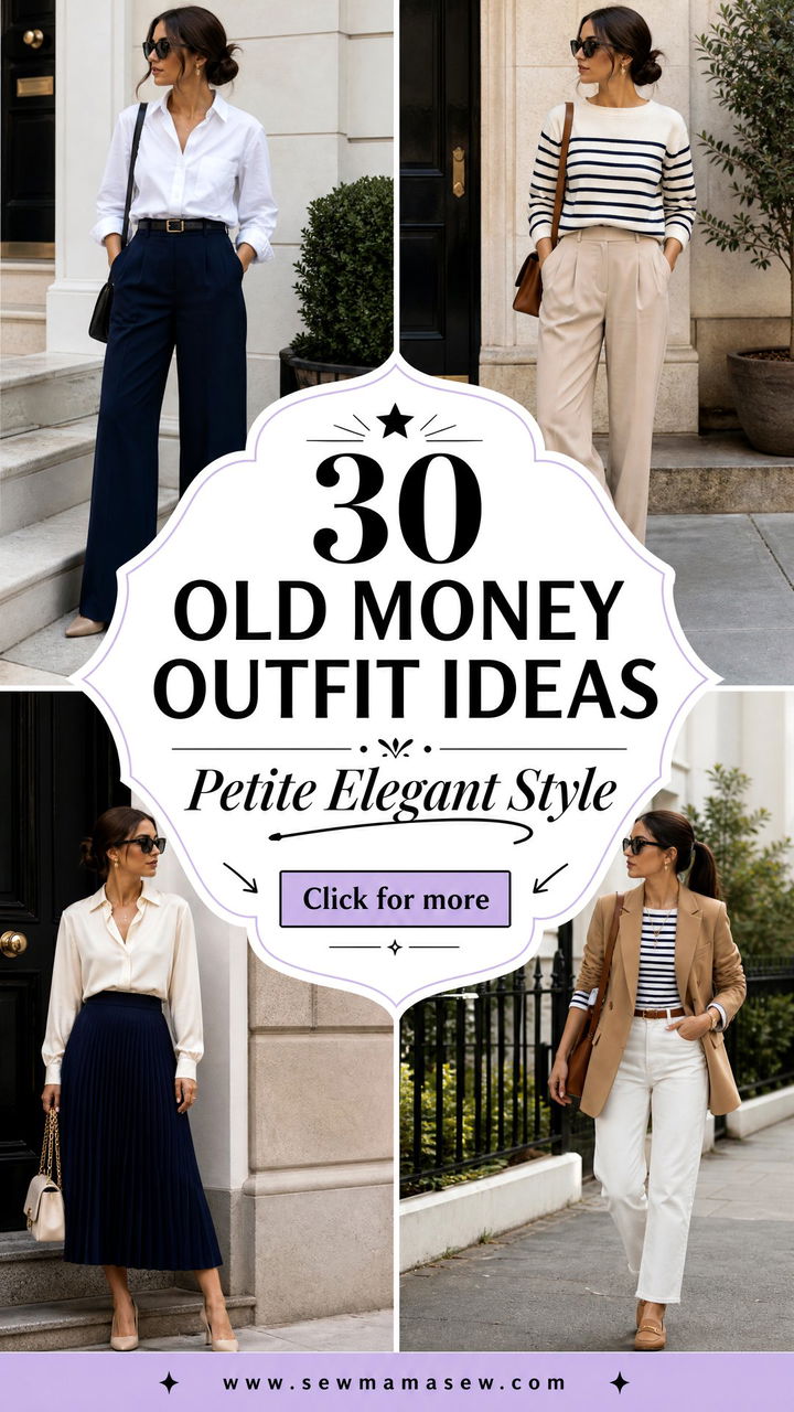 30 Old Money Outfit Ideas Petite Women Can Wear Beautifully - 30 Old Money Outfit Ideas Petite Women Can Wear Beautifully