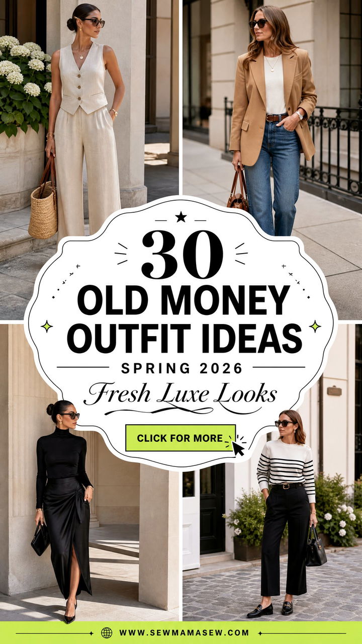 30 Old Money Outfit Ideas Spring 2026 for Fresh Luxe Looks - 30 Old Money Outfit Ideas Spring 2026 for Fresh Luxe Looks