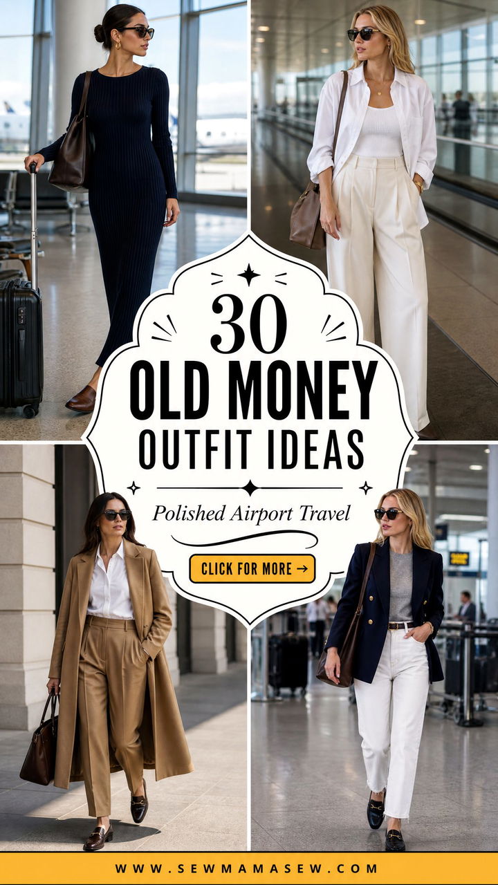 30 Old Money Outfit Ideas for Airport Travel With Polish - 30 Old Money Outfit Ideas for Airport Travel With Polish
