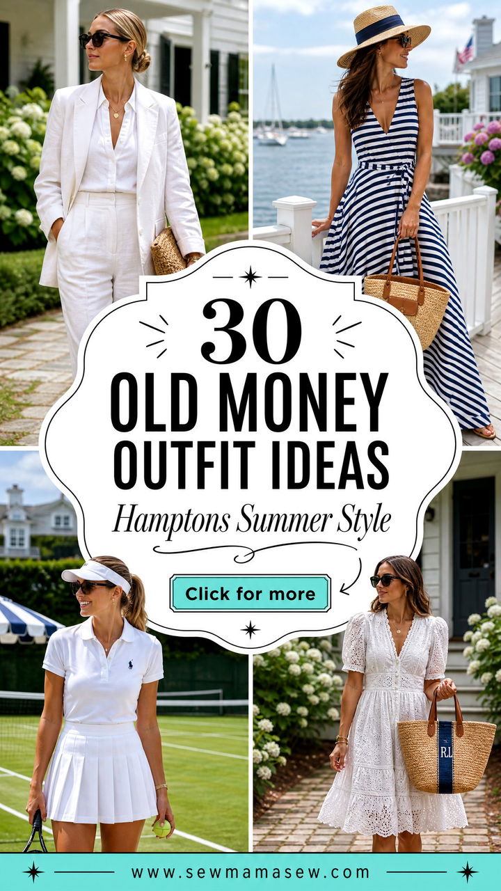 30 Old Money Outfit Ideas for the Hamptons This Summer - 30 Old Money Outfit Ideas for the Hamptons This Summer