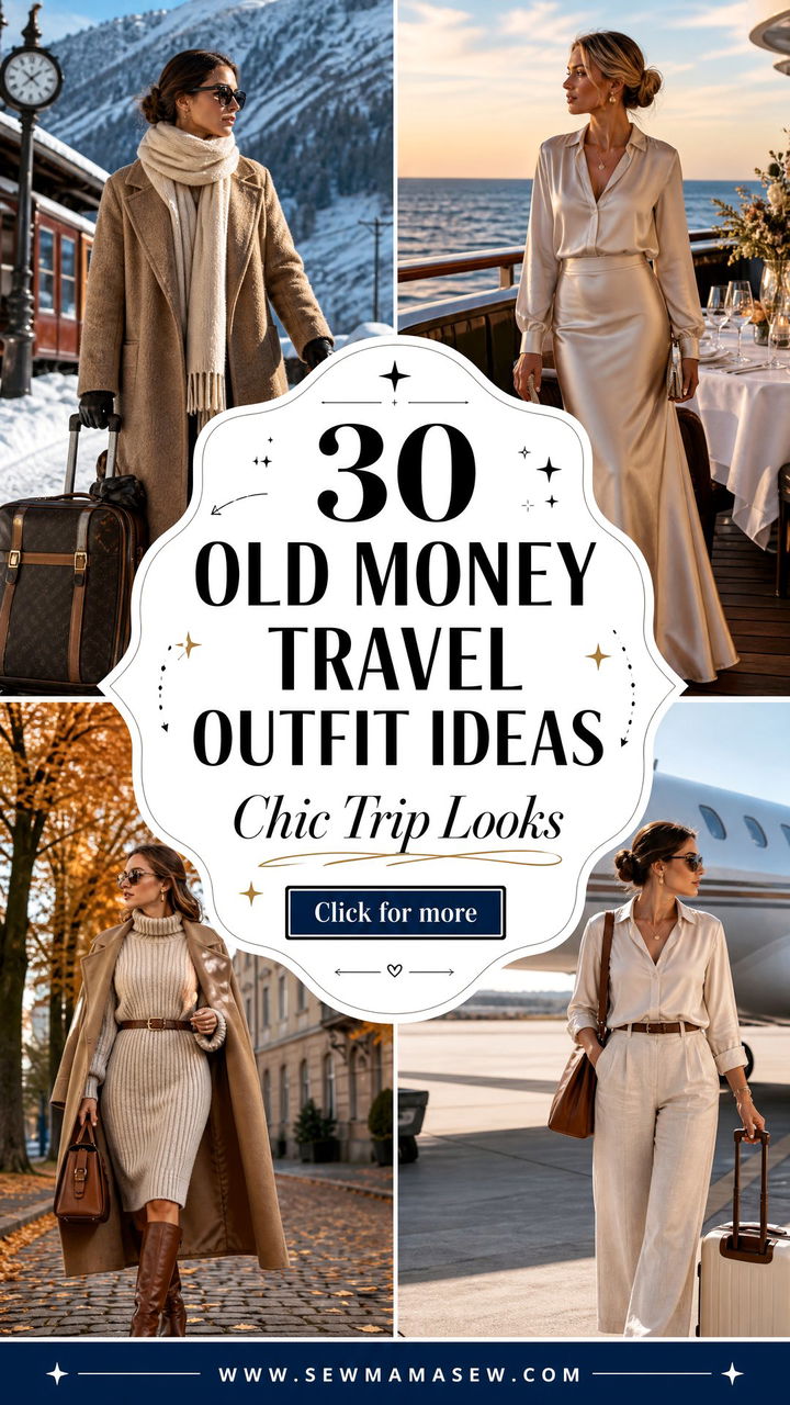 30 Old Money Travel Outfit Ideas for Chic Trips - 30 Old Money Travel Outfit Ideas for Chic Trips