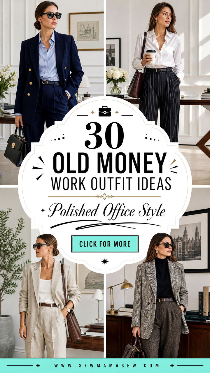 30 Old Money Work Outfit Ideas for Polished Office Style - 30 Old Money Work Outfit Ideas for Polished Office Style