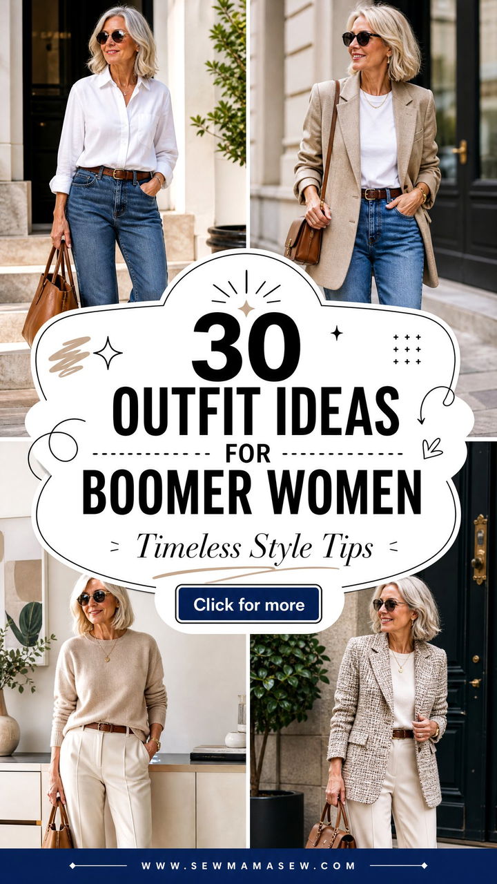 30 Outfit Ideas for Boomer Women With Timeless Style Tips - 30 Outfit Ideas for Boomer Women With Timeless Style Tips