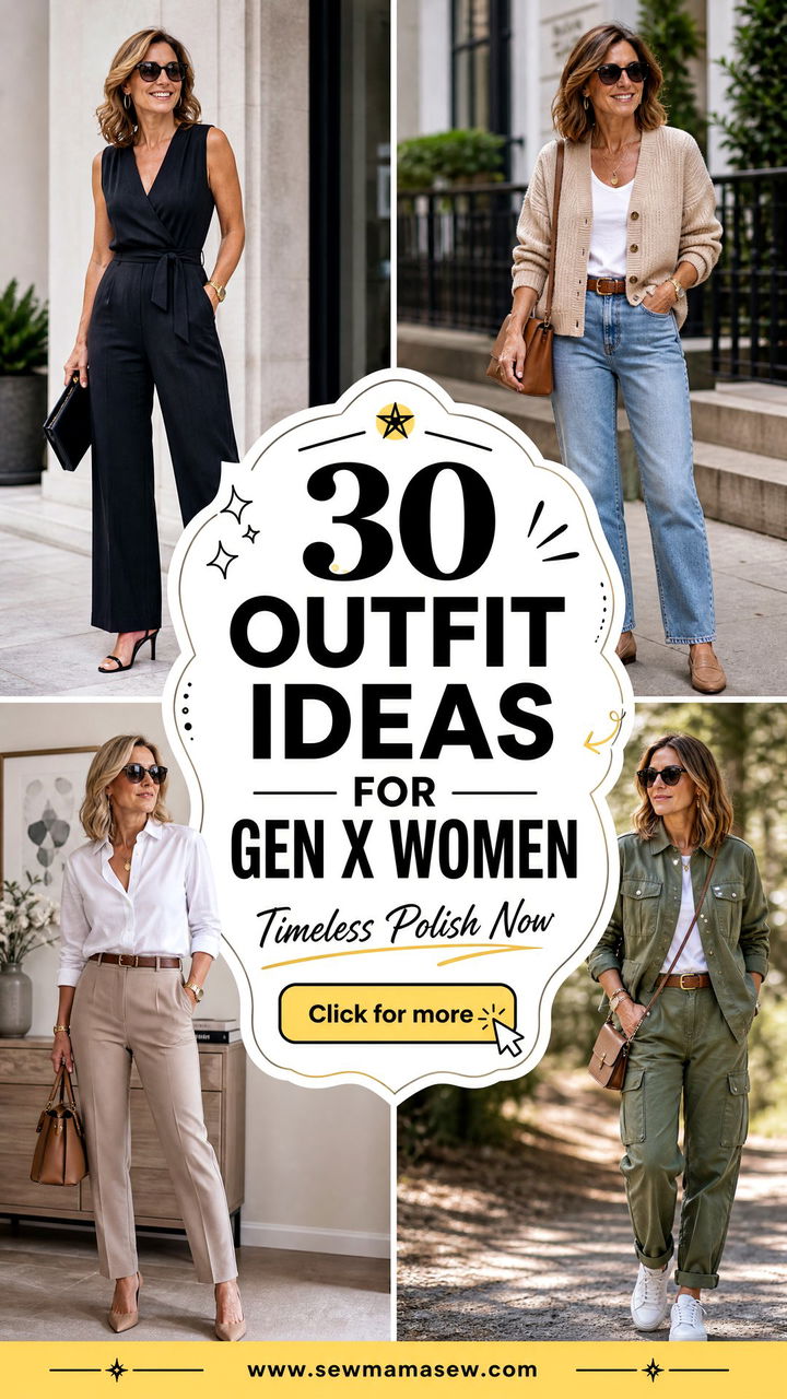 30 Outfit Ideas for Gen X Women With Timeless Polish Now - 30 Outfit Ideas for Gen X Women With Timeless Polish Now