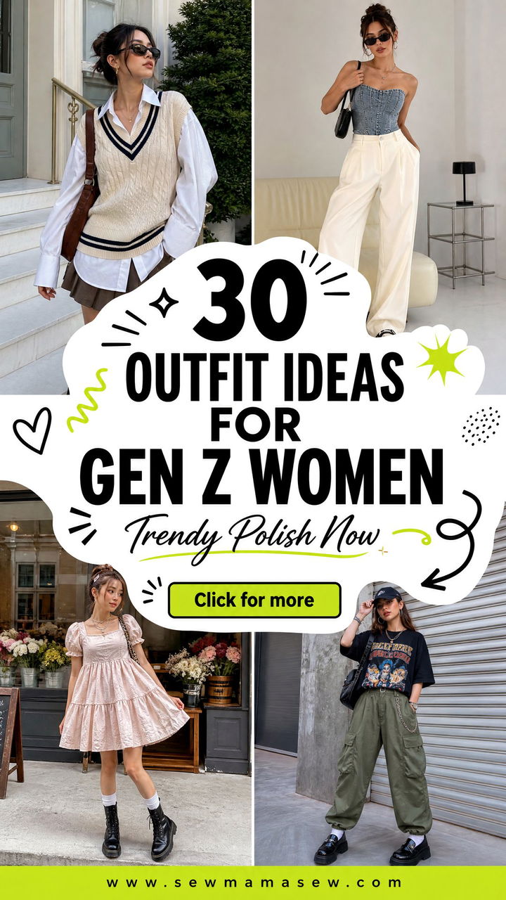 30 Outfit Ideas for Gen Z Women With Trendy Polish Now - 30 Outfit Ideas for Gen Z Women With Trendy Polish Now