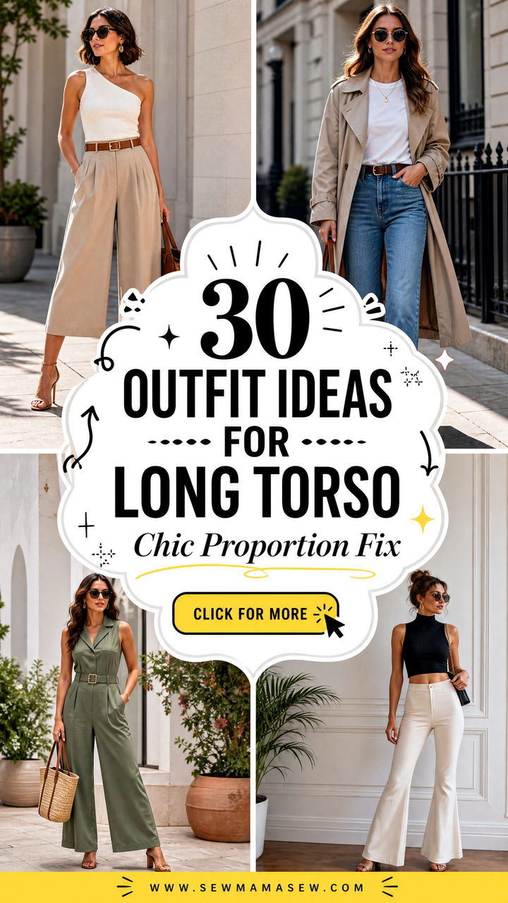 30 Outfit Ideas for Long Torso to Create Chic Proportion - 30 Outfit Ideas for Long Torso to Create Chic Proportion