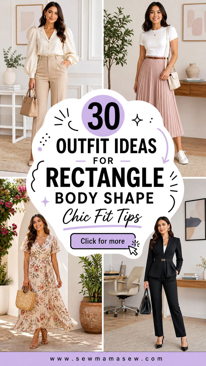 30 Outfit Ideas for Rectangle Body Shape Chic Fit Tips - 30 Outfit Ideas for Rectangle Body Shape: Chic Fit Tips