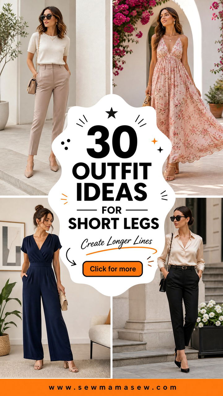 30 Outfit Ideas for Short Legs That Create Longer Lines - 30 Outfit Ideas for Short Legs That Create Longer Lines