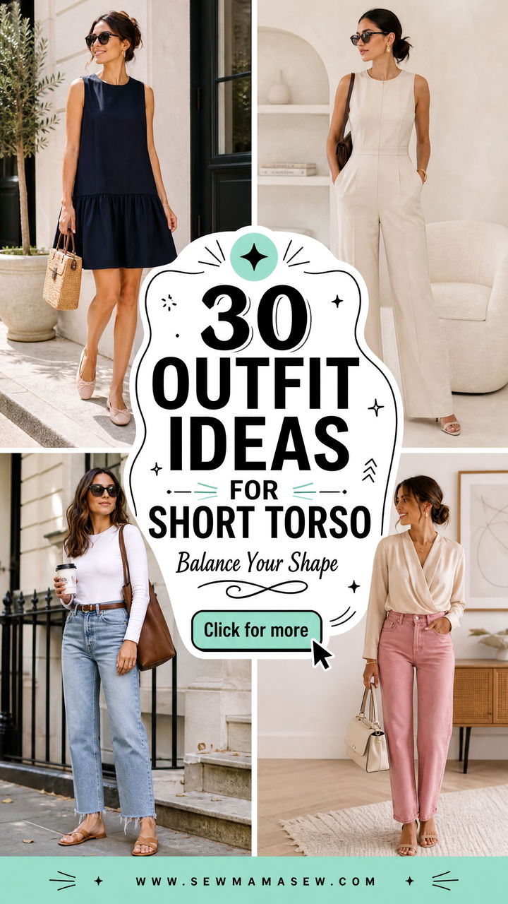 30 Outfit Ideas for Short Torso to Balance Your Shape Now - 30 Outfit Ideas for Short Torso to Balance Your Shape Now