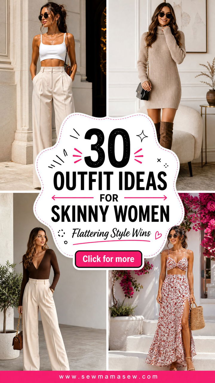 30 Outfit Ideas for Skinny Women Flattering Style Wins - 30 Outfit Ideas for Skinny Women: Flattering Style Wins