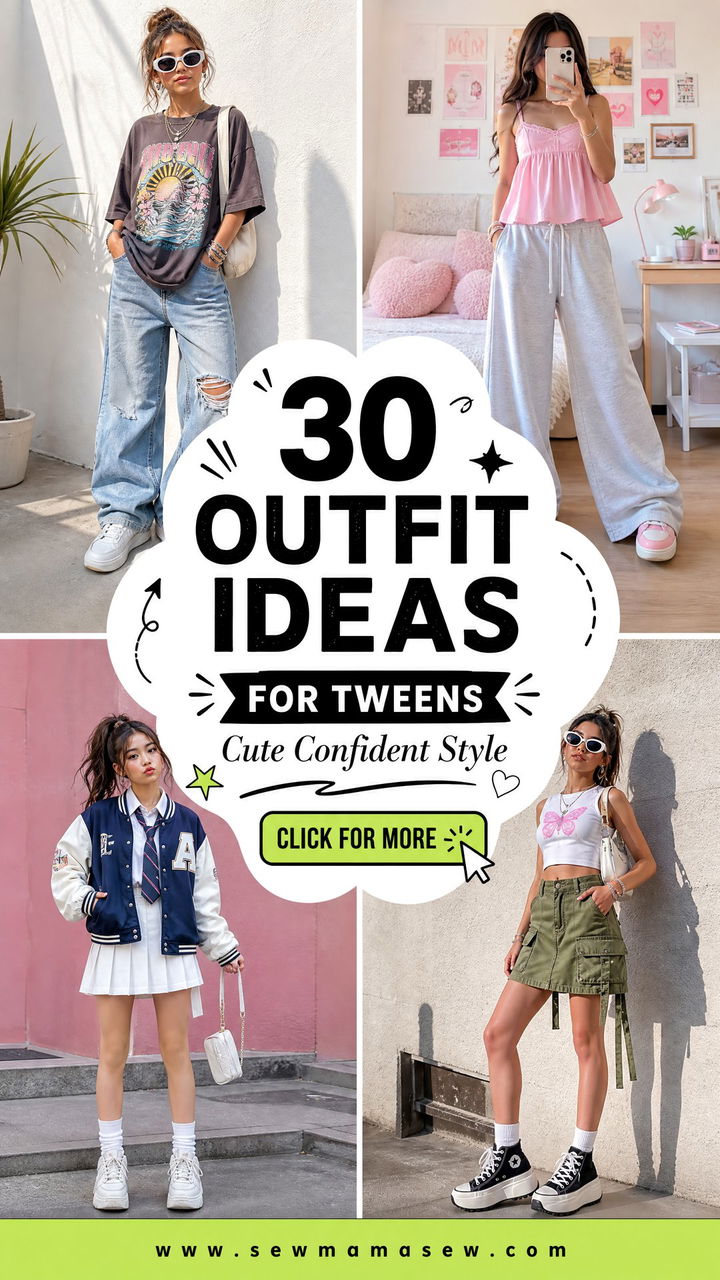 30 Outfit Ideas for Tweens That Feel Cute and Confident - 30 Outfit Ideas for Tweens That Feel Cute and Confident