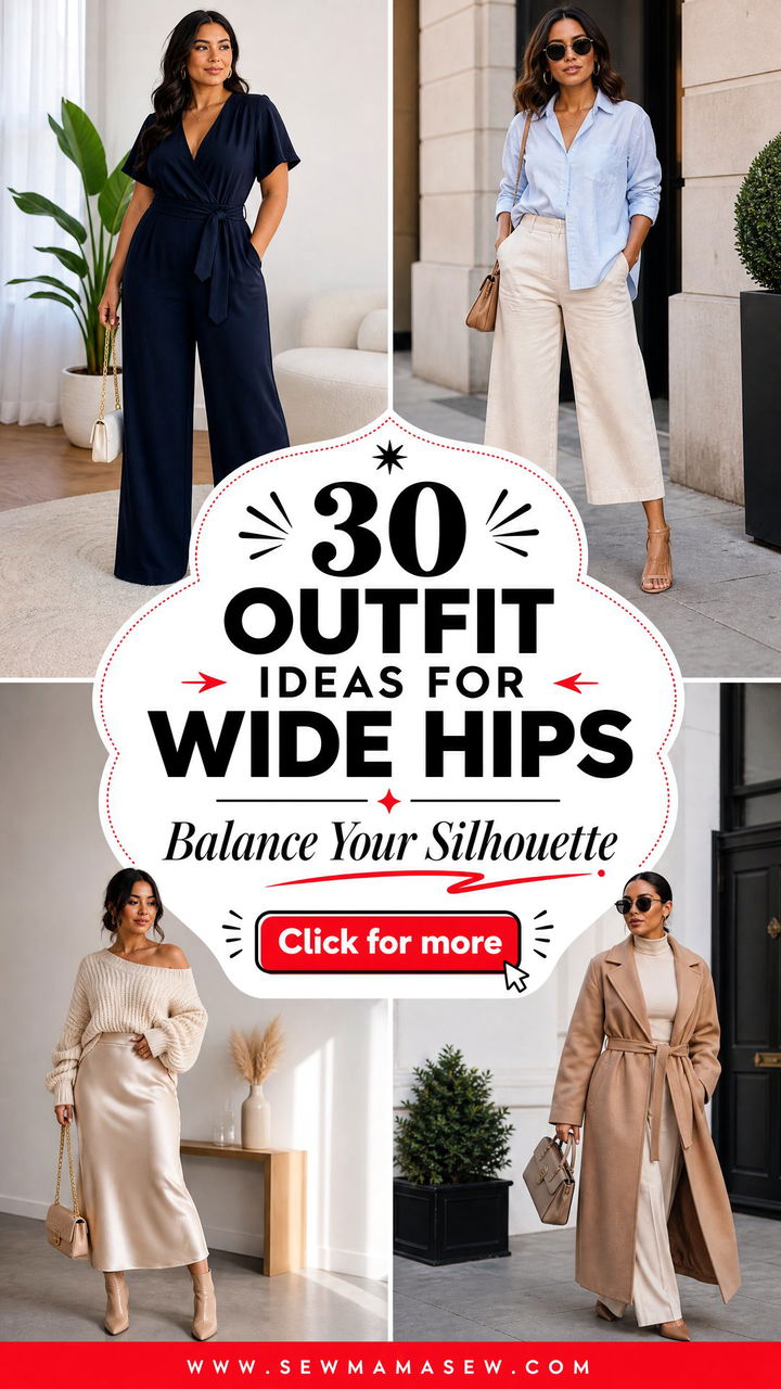 30 Outfit Ideas for Wide Hips to Balance Your Silhouette - 30 Outfit Ideas for Wide Hips to Balance Your Silhouette