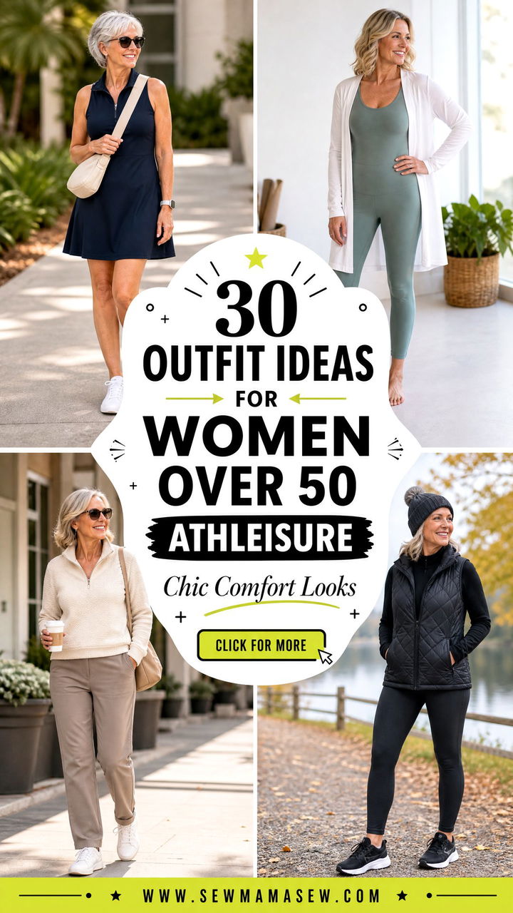 30 Outfit Ideas for Women Over 50 Athleisure Chic Comfort - 30 Outfit Ideas for Women Over 50 Athleisure: Chic Comfort