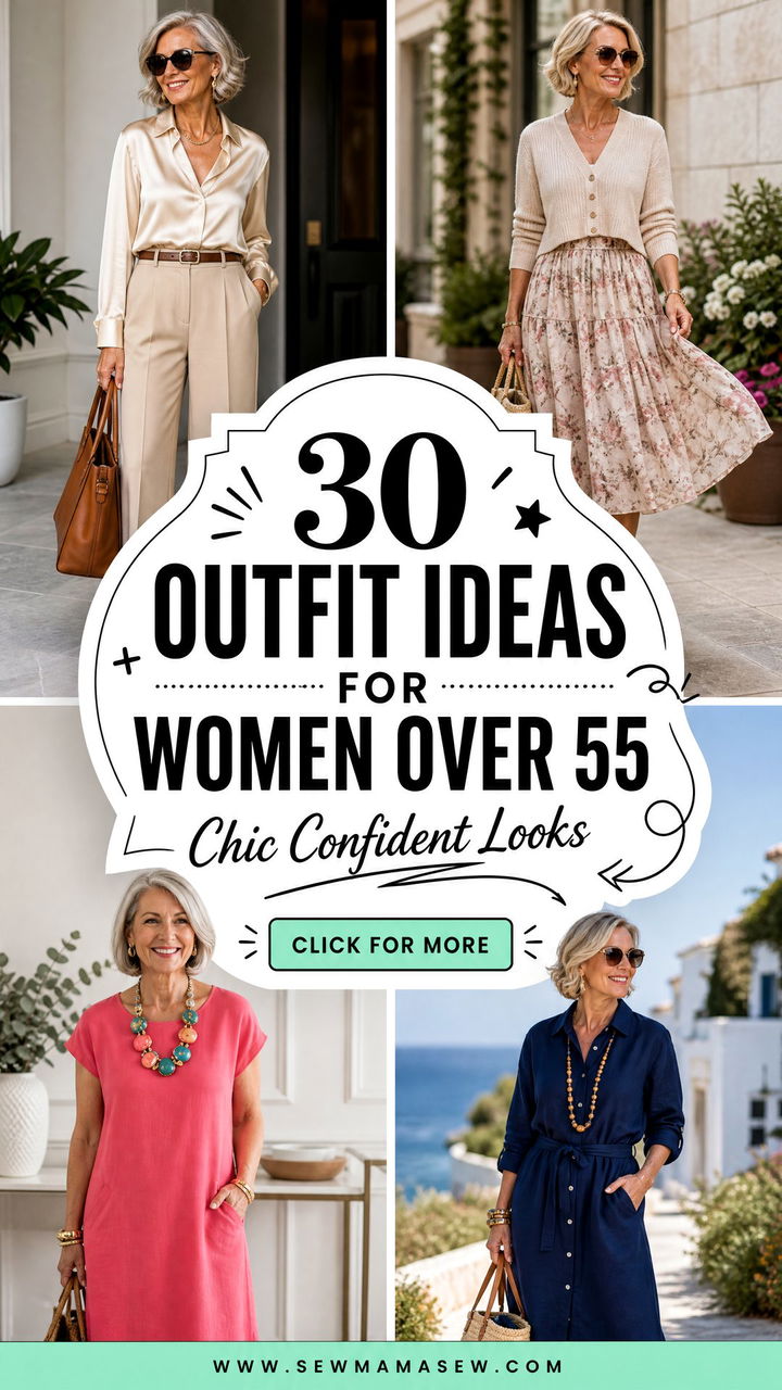 30 Outfit Ideas for Women Over 55 Chic Confident Looks - 30 Outfit Ideas for Women Over 55: Chic, Confident Looks