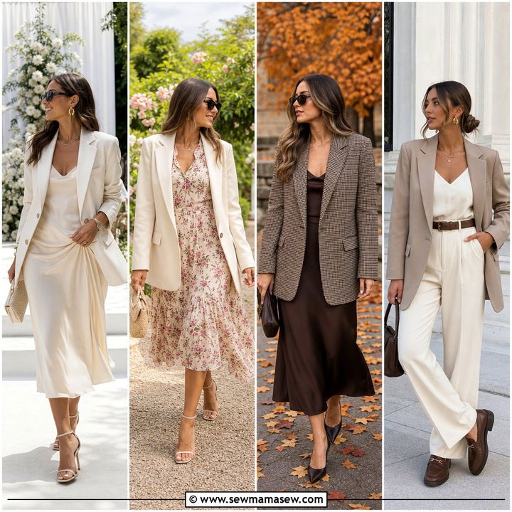 30 Oversized Blazer Outfit Ideas For A Wedding Guest Look