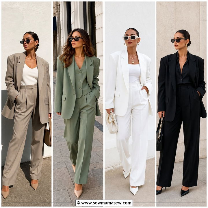 30 Oversized Blazer Outfit Ideas With Heels For Date Night