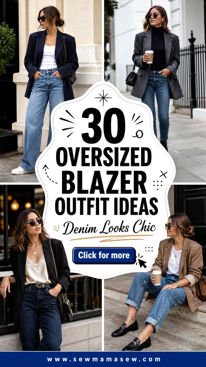 30 Oversized Blazer Outfit Ideas With Jeans For Chic Days - 30 Oversized Blazer Outfit Ideas With Jeans For Chic Days