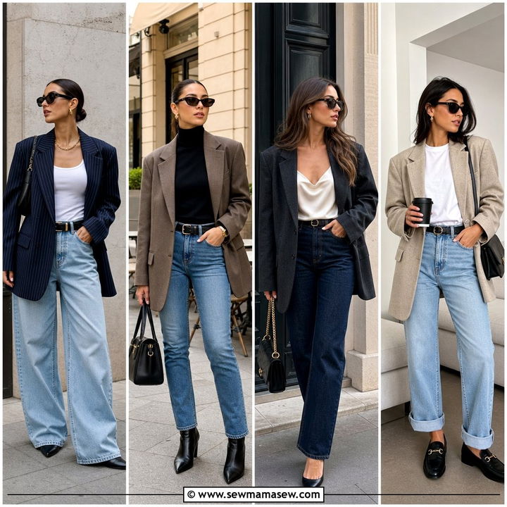 30 Oversized Blazer Outfit Ideas With Jeans For Chic Days