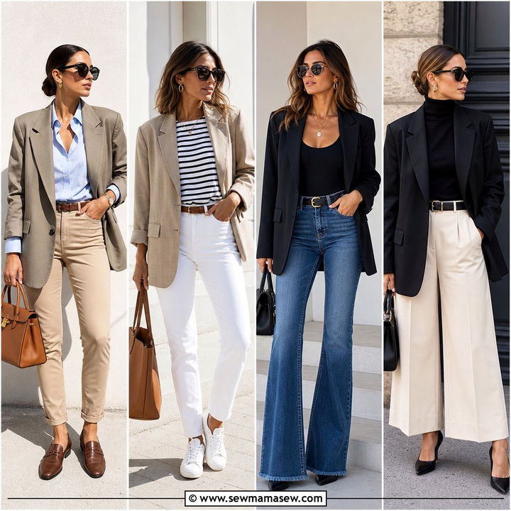 30 Oversized Blazer Outfits for Women Over 40 to Love