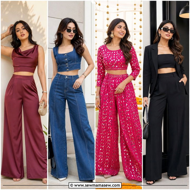 30 Palazzo Pants Matching Set Outfit Ideas for Effortless Chic