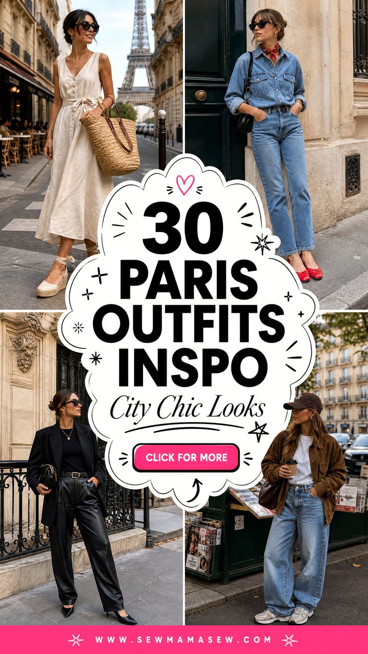 30 Paris Outfits Inspo for a Chic City Wardrobe This Year - 30 Paris Outfits Inspo for a Chic City Wardrobe This Year
