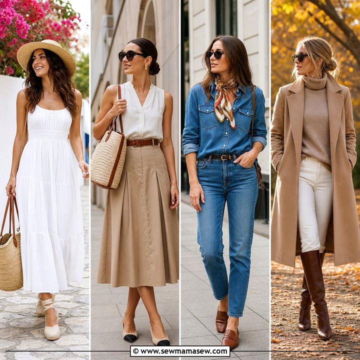 30 Parisian Capsule Wardrobe Outfits for Chic Daily Looks