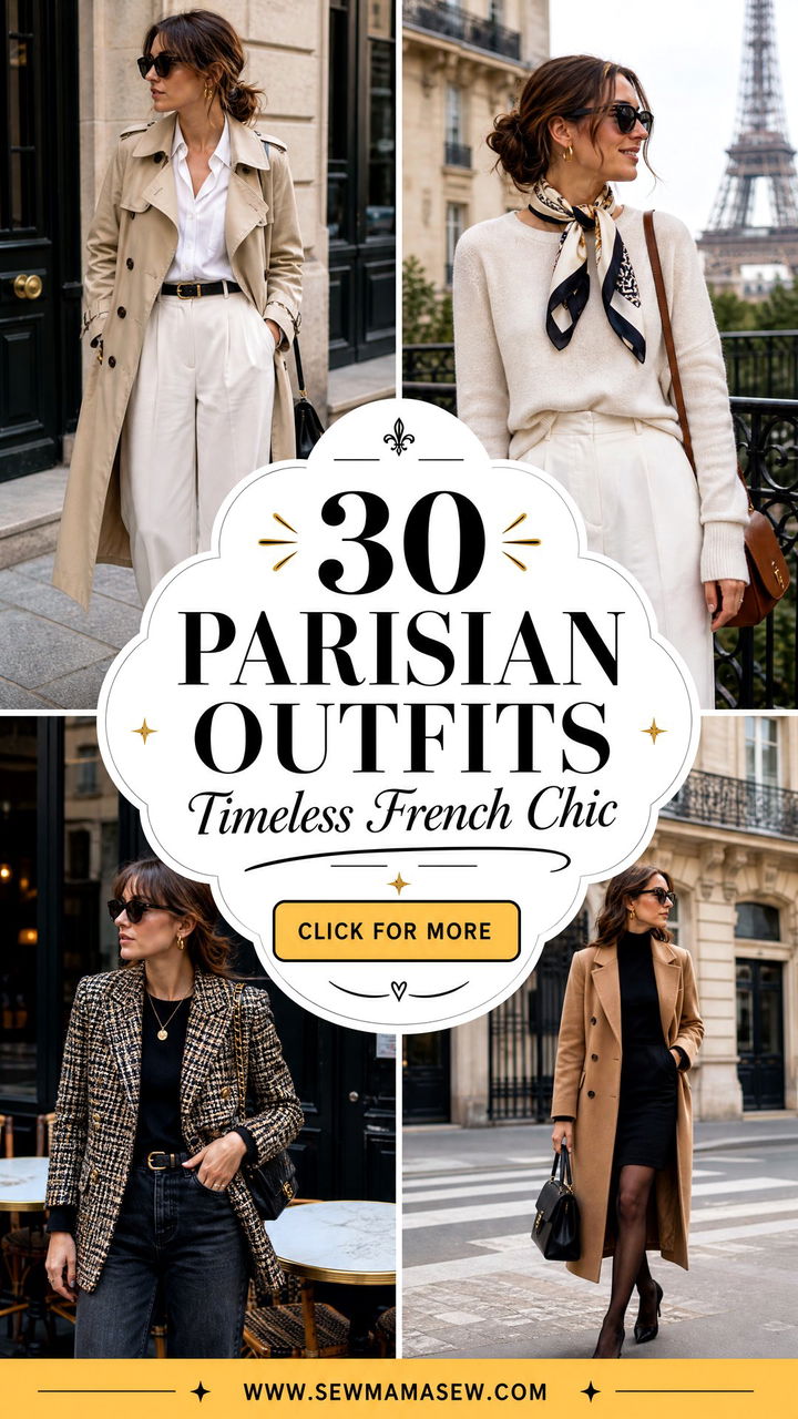 30 Parisian Outfits For Women Over 60 With Timeless Chic - 30 Parisian Outfits For Women Over 60 With Timeless Chic