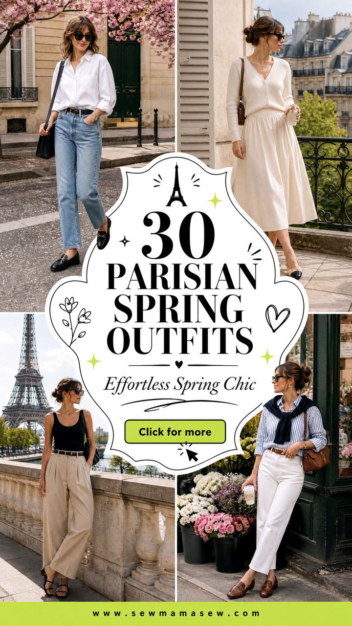 30 Parisian Spring Outfits For Chic Effortless Days Now - 30 Parisian Spring Outfits For Chic, Effortless Days Now