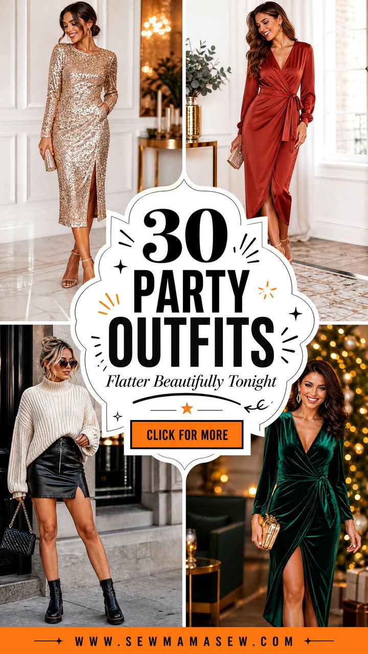 30 Party Outfits for Midsize Women That Flatter Beautifully - 30 Party Outfits for Midsize Women That Flatter Beautifully