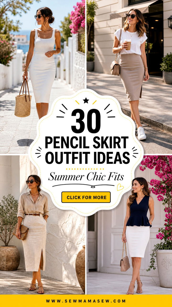 30 Pencil Skirt Outfit Ideas for Summer That Stay Chic - 30 Pencil Skirt Outfit Ideas for Summer That Stay Chic