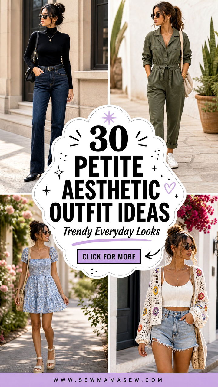 30 Petite Aesthetic Outfit Ideas for Trendy Everyday Looks - 30 Petite Aesthetic Outfit Ideas for Trendy Everyday Looks